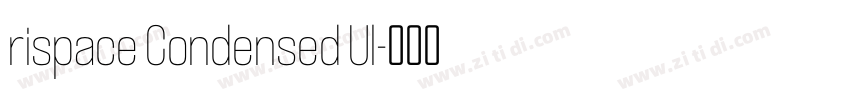 rispace Condensed Ul字体转换